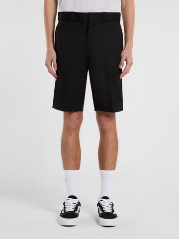 DICKIES Regular Trousers with creases '874' in Black: front