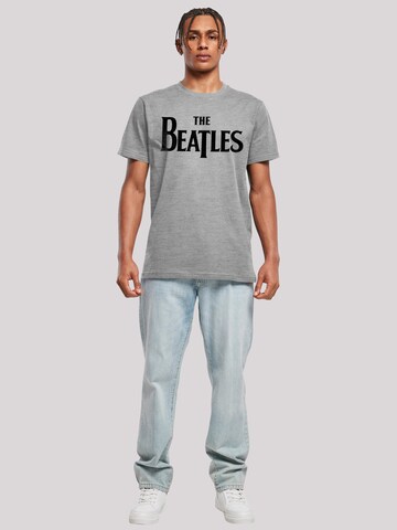 F4NT4STIC Shirt \'The Beatles Black\' Grau YOU T Band | ABOUT Drop Logo in