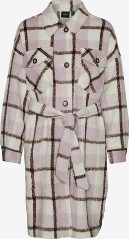 VERO MODA Between-Seasons Coat in Purple: front