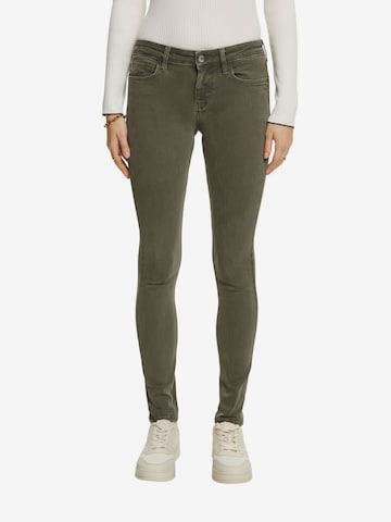 ESPRIT Skinny Jeans in Groen: voorkant