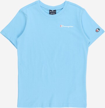 Champion Authentic Athletic Apparel T-Shirt in Blau: predná strana