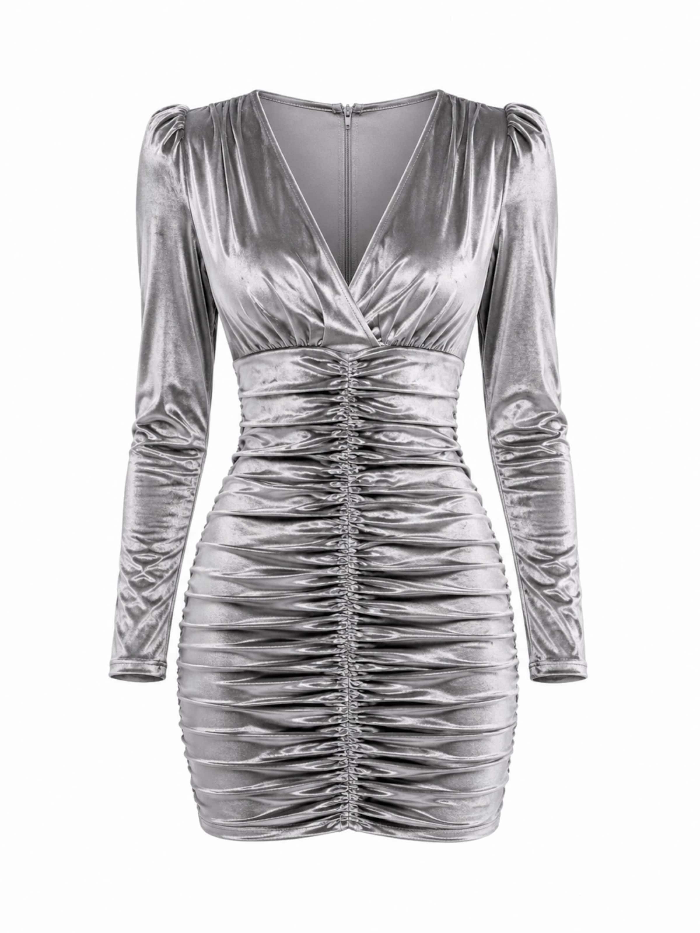Elena Athanasiadou Cocktailkleid 'Velora'‌ in Grau: Vorderseite