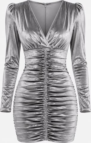 Elena Athanasiadou Cocktailkleid 'Velora' in Grau: Vorderseite