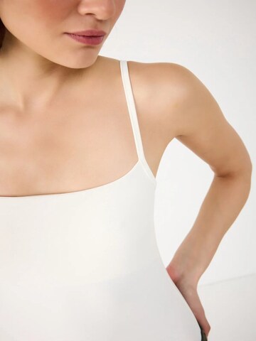 No Matter What Shirt bodysuit in White