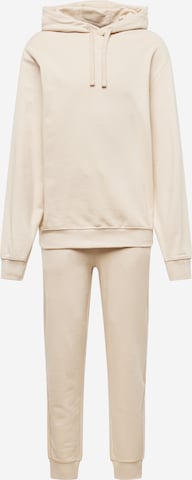 HUGO Red Joggingpak 'DapoDayote' in Beige: voorkant