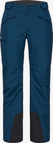 Haglöfs Regular Outdoorhose 'Lumi Form' in Blau: predná strana