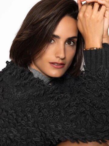 SASSYCLASSY Oversizestrickjacke‌‌‌‌‌‌‌‌‌ in Schwarz