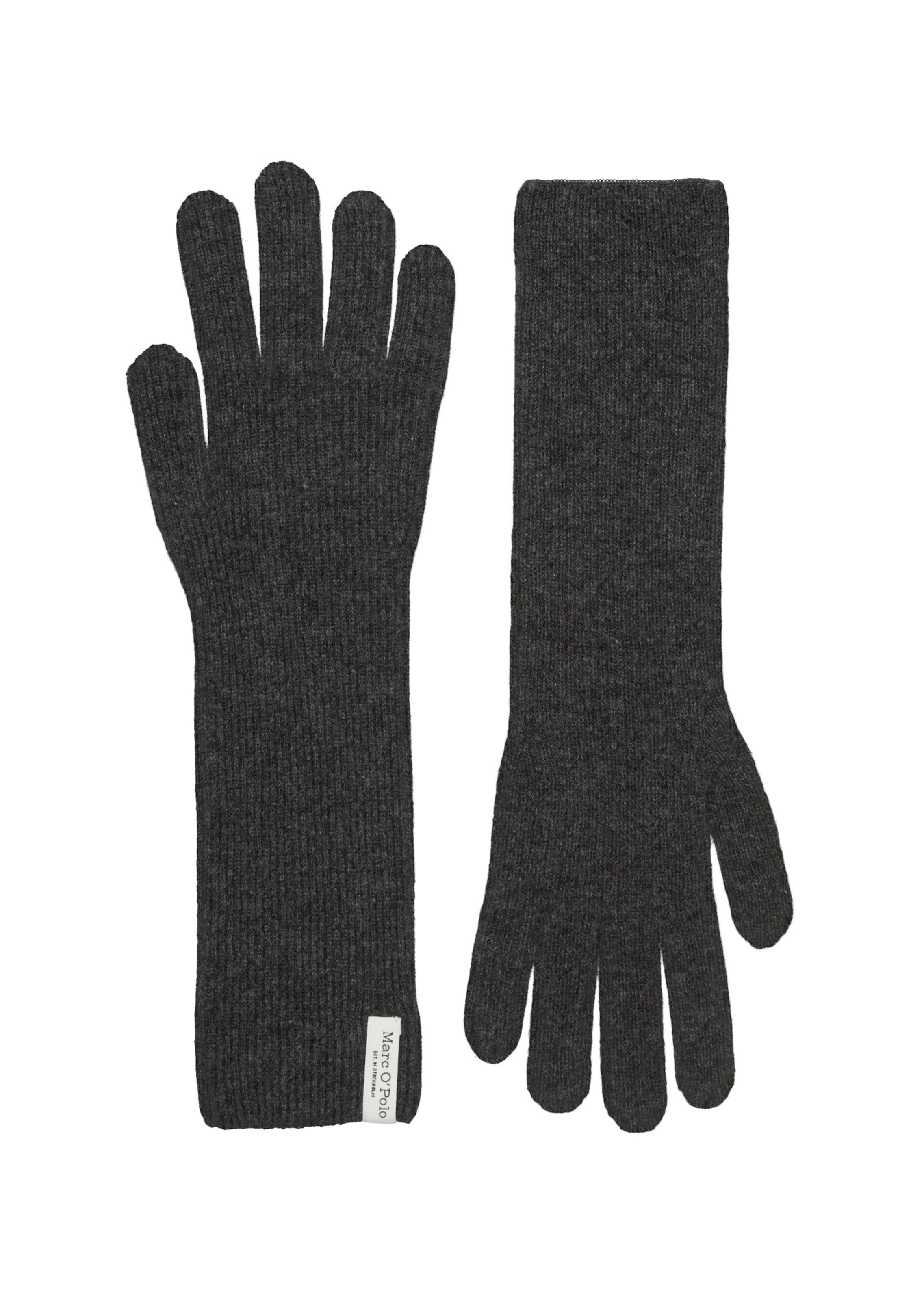 Marc O'Polo Fingerhandschuhe in dunkelgrau, Produktansicht
