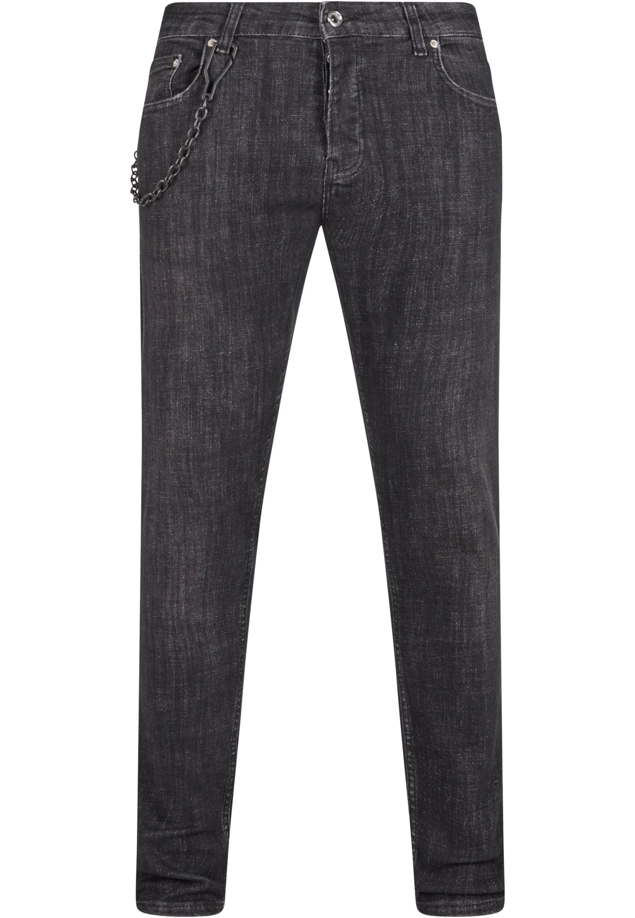 Slimfit Jeans di 2Y Premium in grigio: frontale