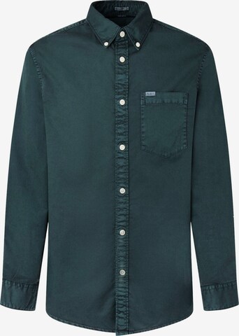Pepe Jeans Button Up Shirt 'CRAIL' in Green: front
