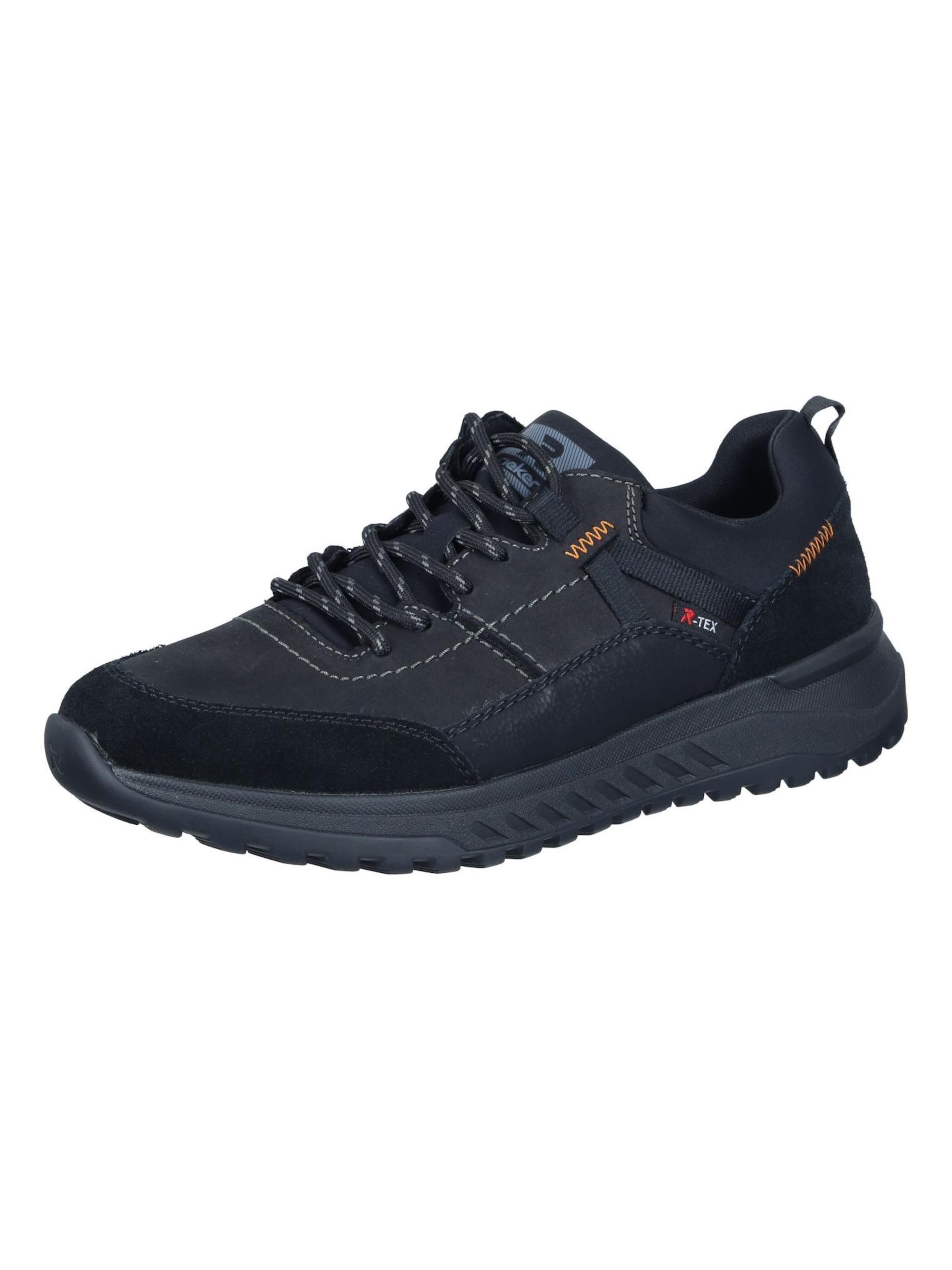 Chaussure à lacets Rieker en noir : devant
