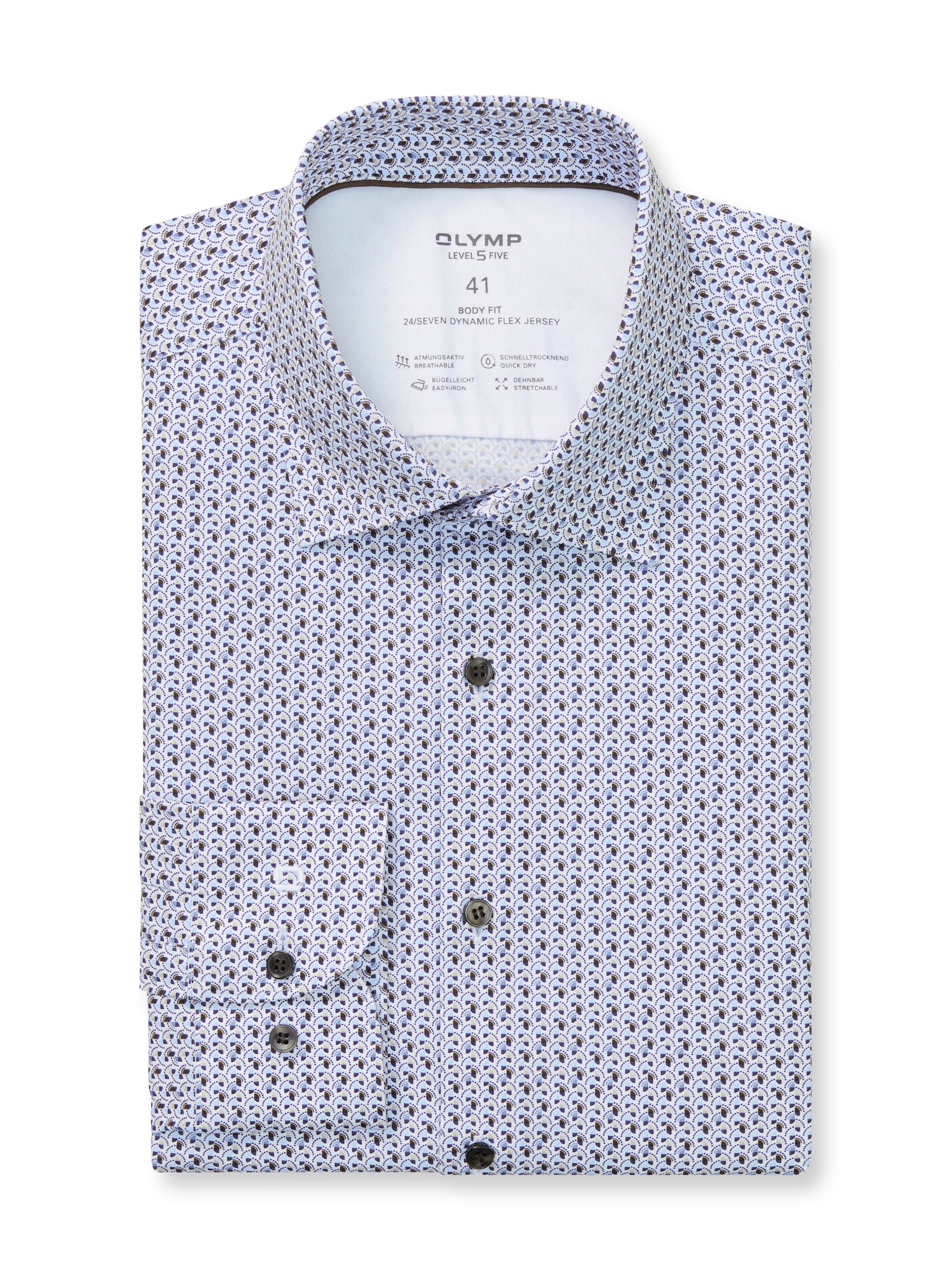 OLYMP Regular Fit Hemd in Blau