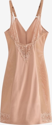 Next - Vestido de corpiño en beige: frente