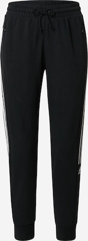 ADIDAS SPORTSWEAR Tapered Workout Pants 'Aeroready -Touch' in Black: front