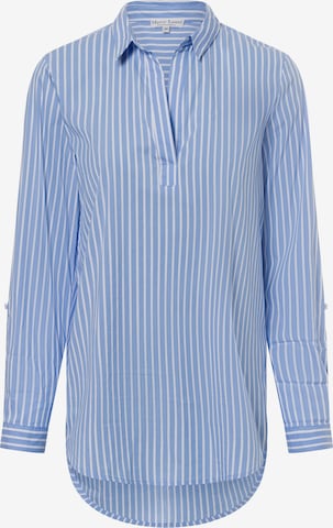 Chemisier Marie Lund en bleu : devant