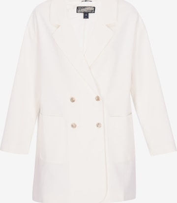 DreiMaster Vintage - Abrigo de entretiempo en blanco: frente