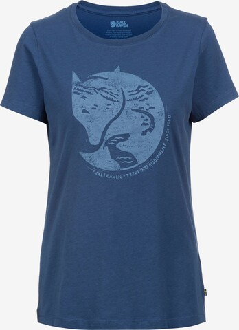 Fjällräven Performance Shirt 'Arctic Fox' in Blue: front