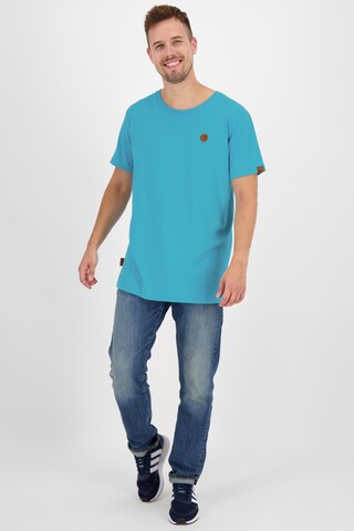 Alife and Kickin - Camisa 'MaddoxAK' em azul