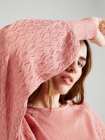 ONLY Sweter 'HELGA' w kolorze różowy