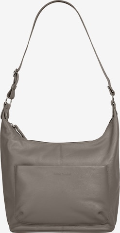 Bruno Banani Schultertasche in Grau: Vorderseite