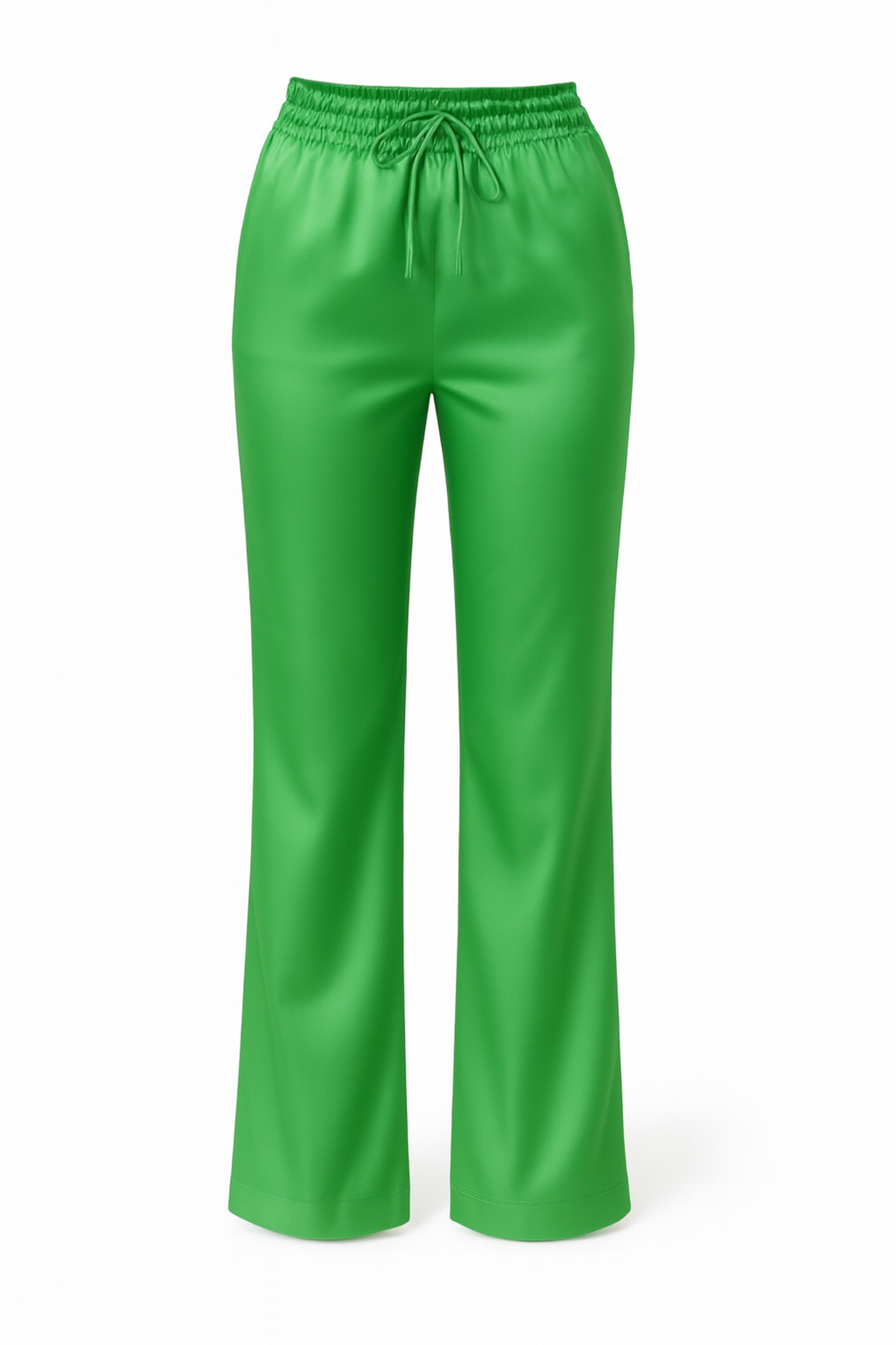 WOMAN VISION Wide Leg Hose in Grün: Vorderseite