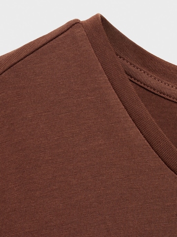 MANGO T-Shirt in Braun