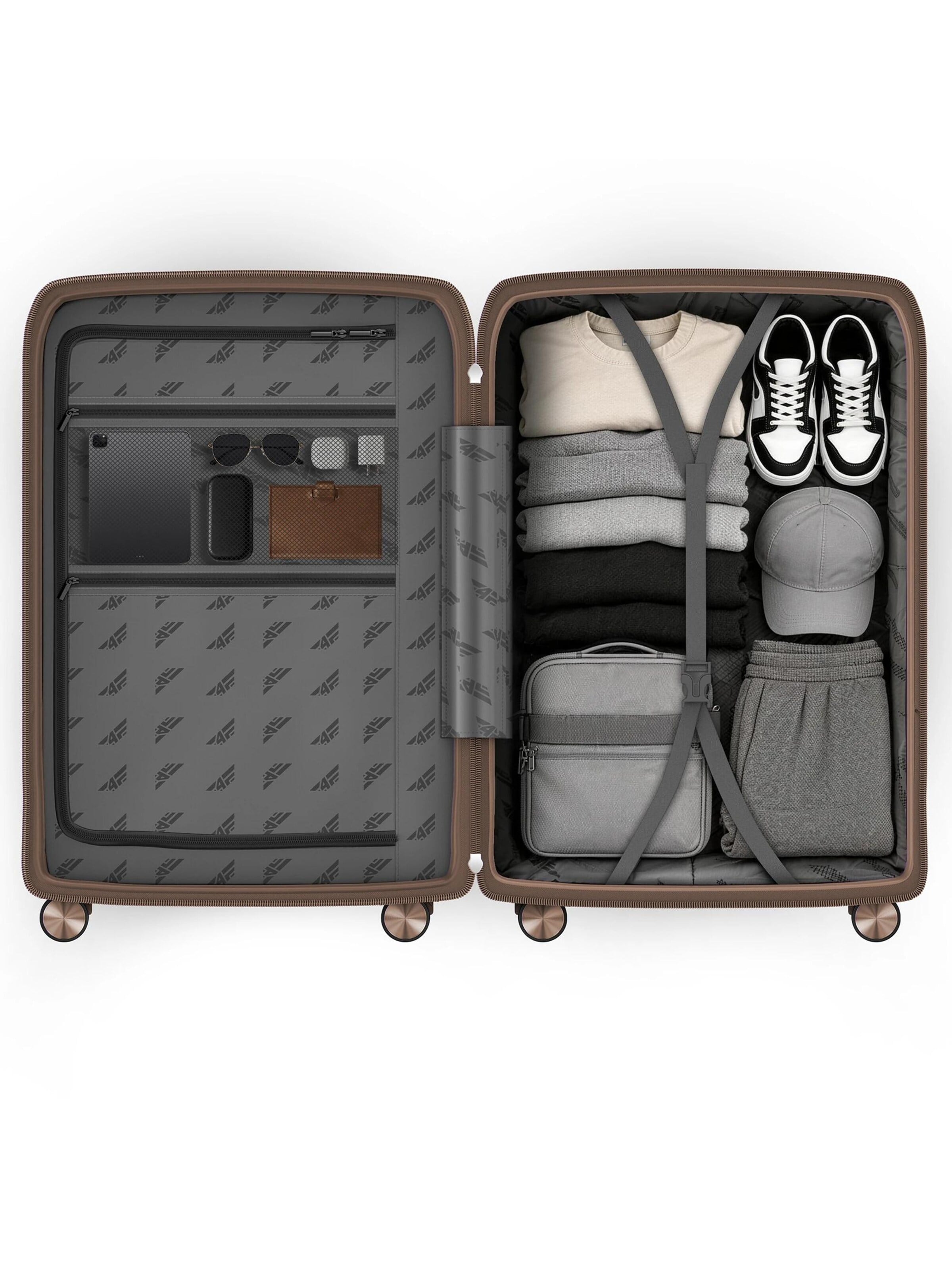 4FLY Suitcase Set 'Linea Lux' in Green