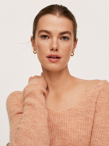 MANGO Pullover 'Balcony' in Pink