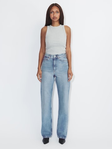 Dr. Denim Regular Jeans 'Echo High Straight' in Blauw
