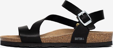 Bayton Sandal 'Vigo' i svart: framsida