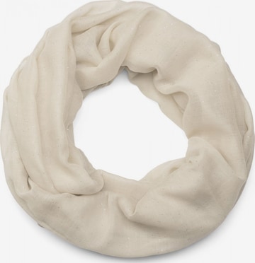 styleBREAKER Schlauchschal 'Loop mit Glitzer unifarben' in Beige: Vorderseite