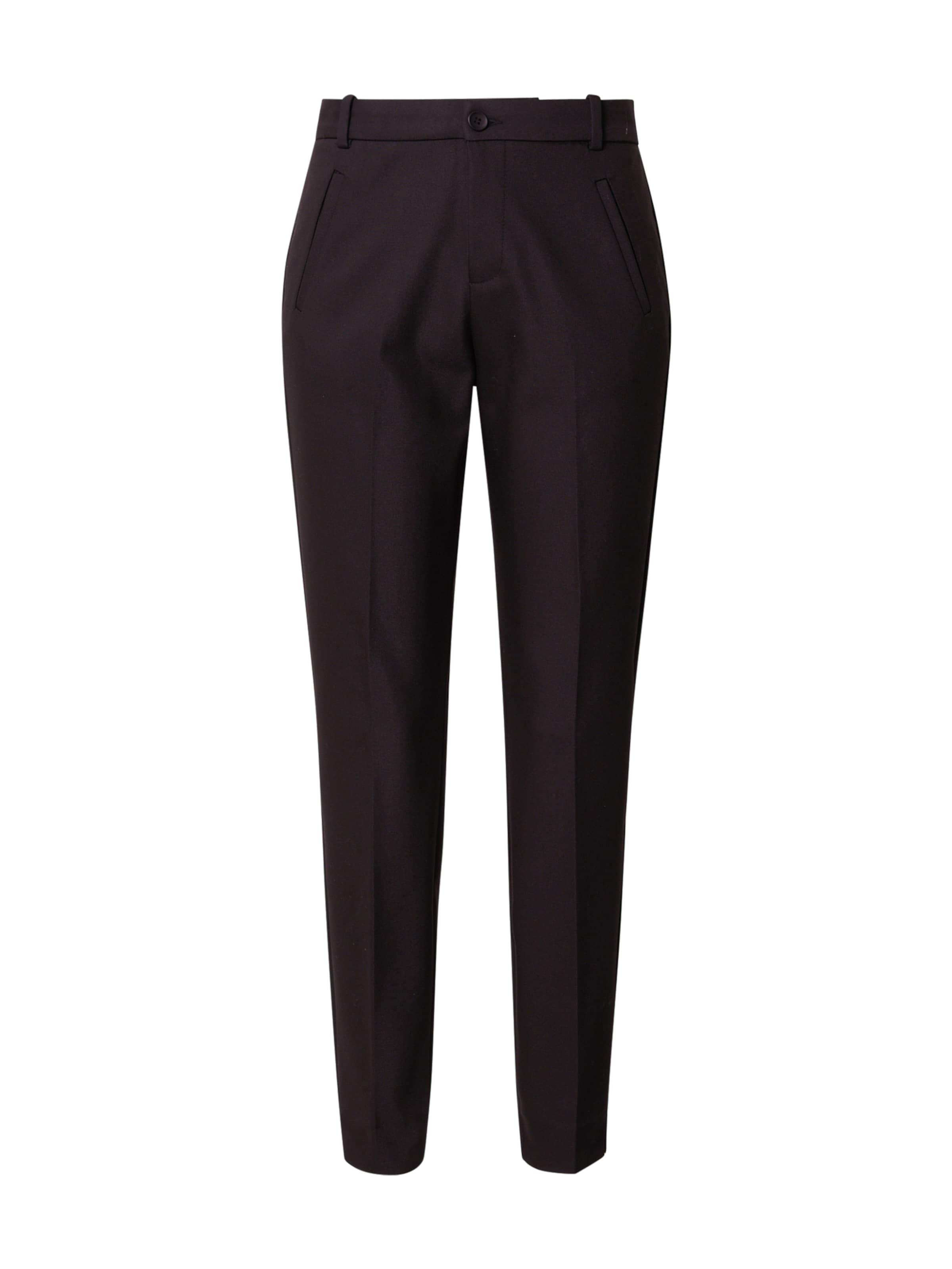 minus Pleated Pants 'Daya' in Black: front
