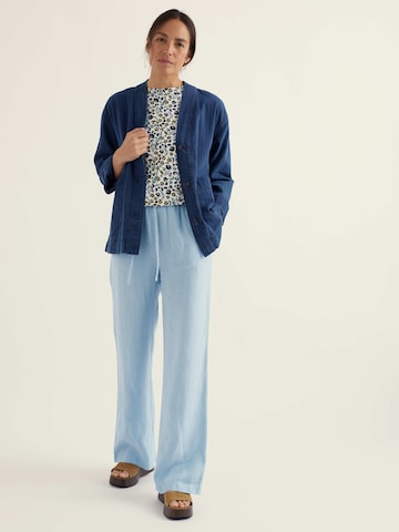 Wide Leg Pantalon 'Tide Flow' Seasalt Cornwall en bleu