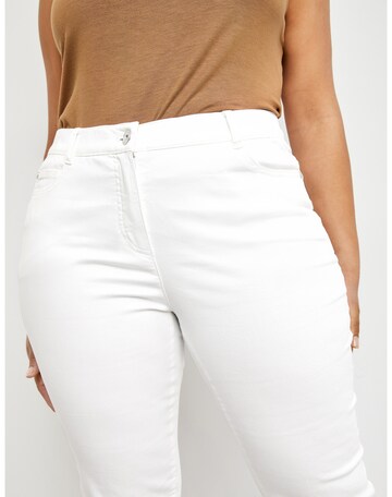 SAMOON Slim fit Jeans 'Betty' in White