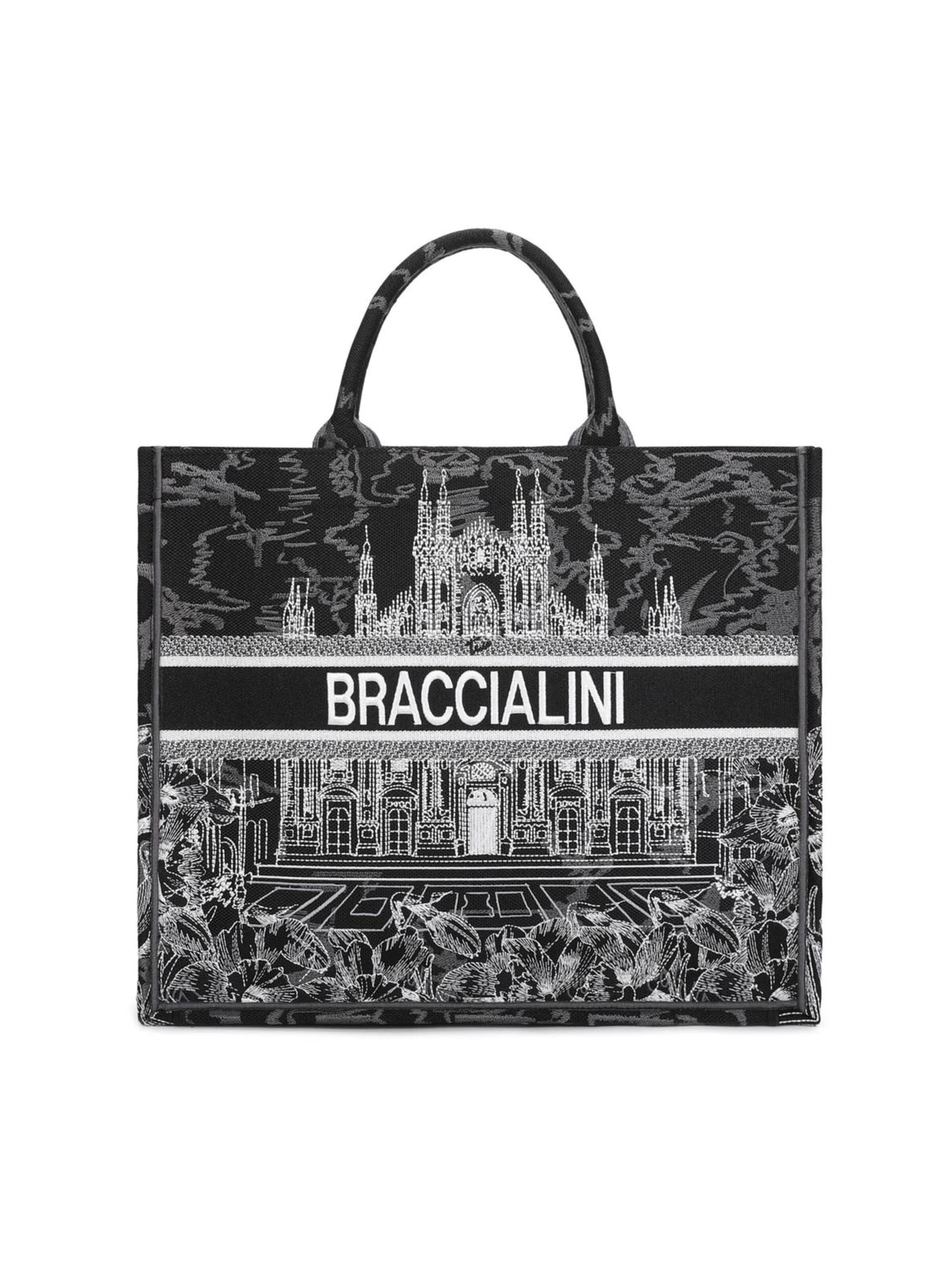 Braccialini - Shopper 'Queen' en negro: frente