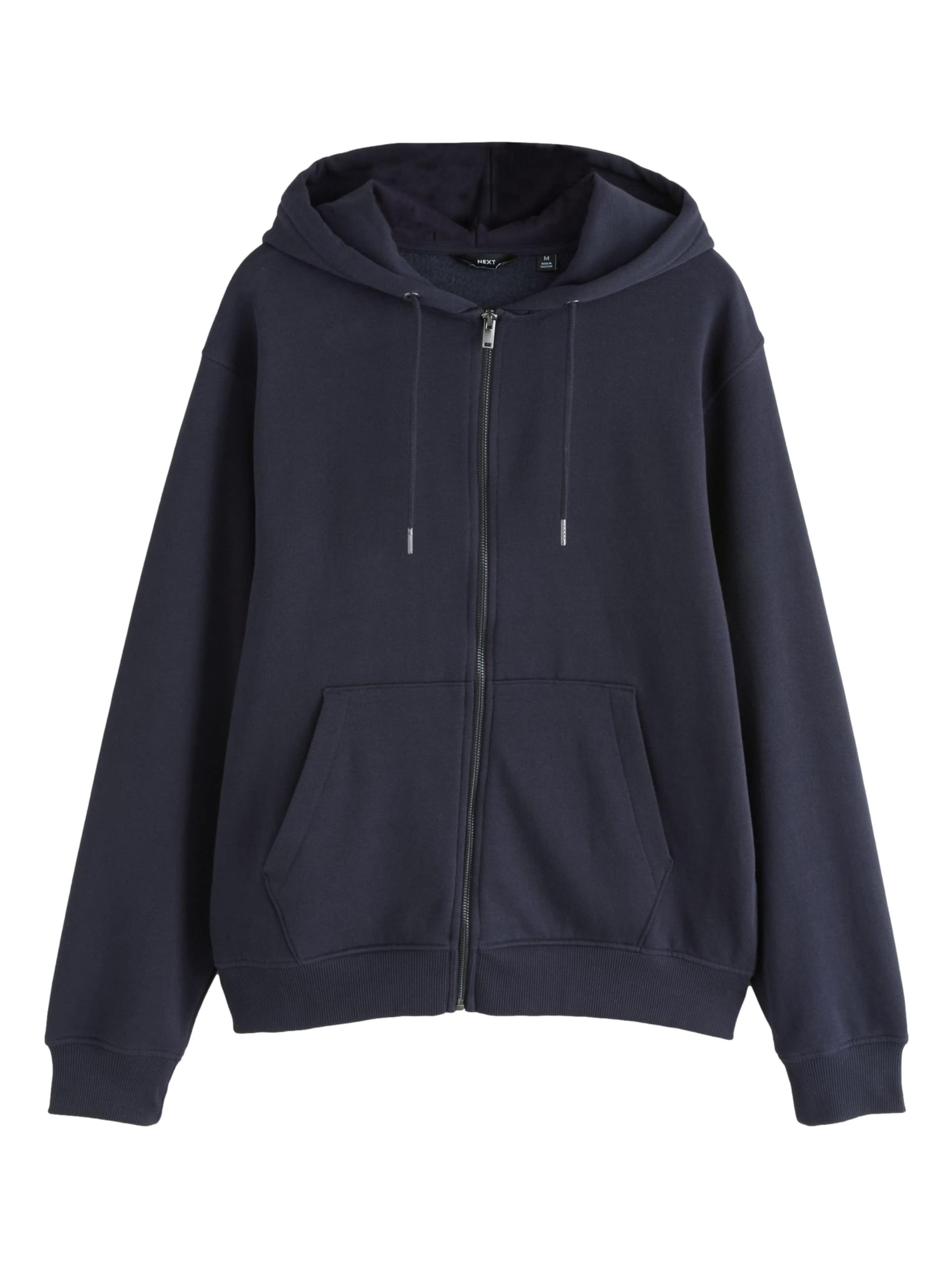 Next Sweat jacket in Blue: front