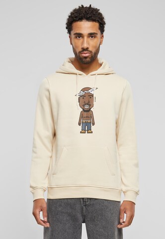 Felpa di Mister Tee in beige: frontale