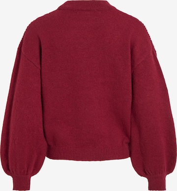 VILA Sweater 'Chinti' in Red
