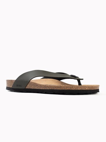 Flip-flops 'Lucca' de la Bayton pe verde