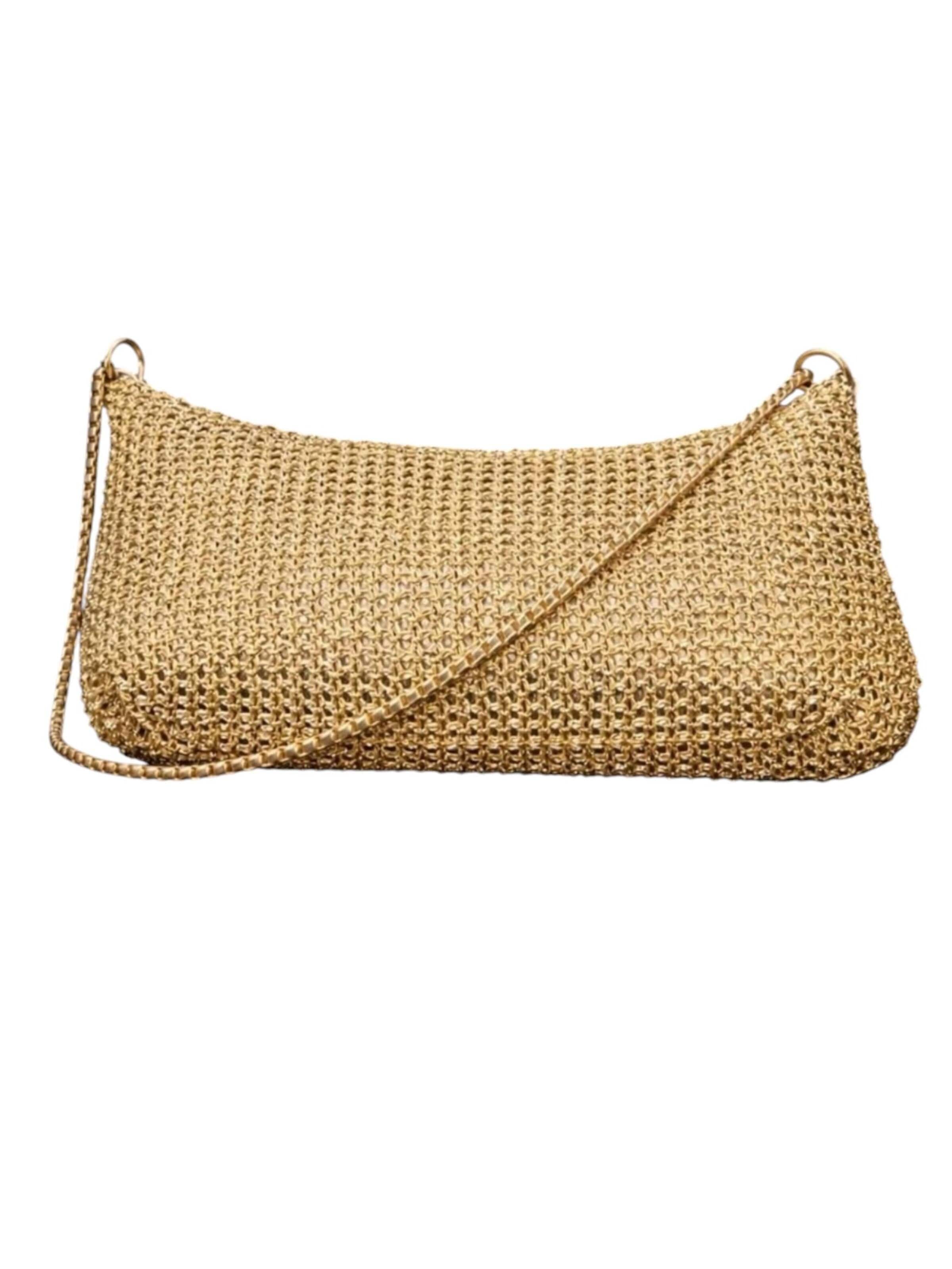fashionshowcase Schultertasche 'GLOREA – Abendtasche'‌ in Gold