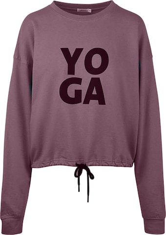 Kismet Yogastyle Sweatshirt 'Garuda' in Rot: predná strana