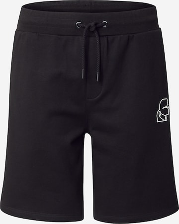 Karl Lagerfeld Regular Housut värissä musta: etupuoli