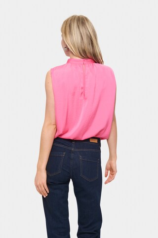 SAINT TROPEZ Top 'Aileen' – pink