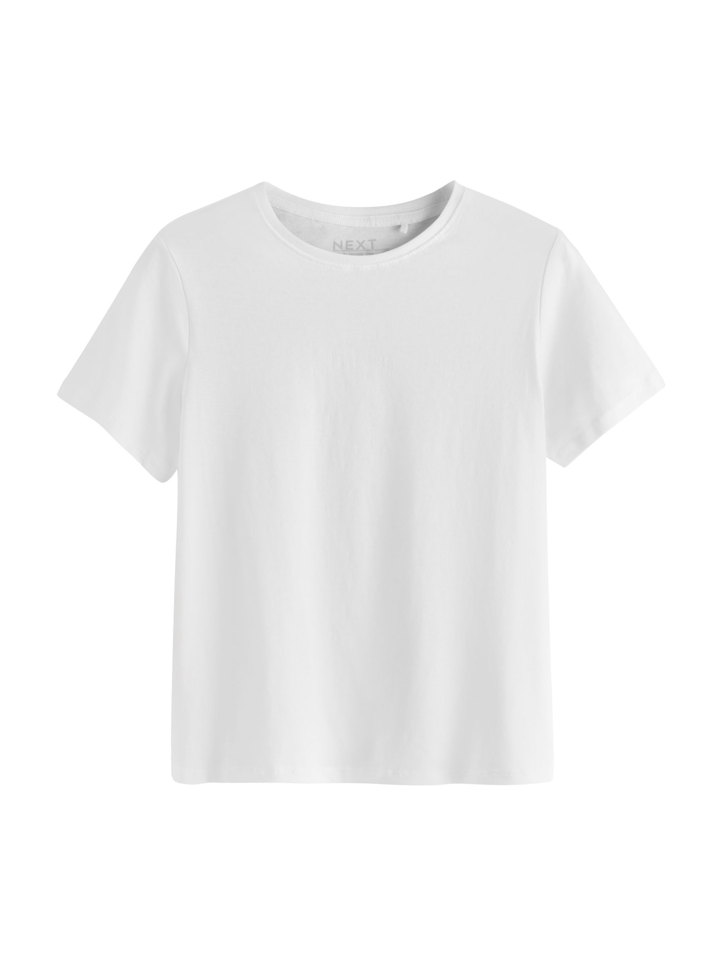 Tricou de la Next pe alb: față