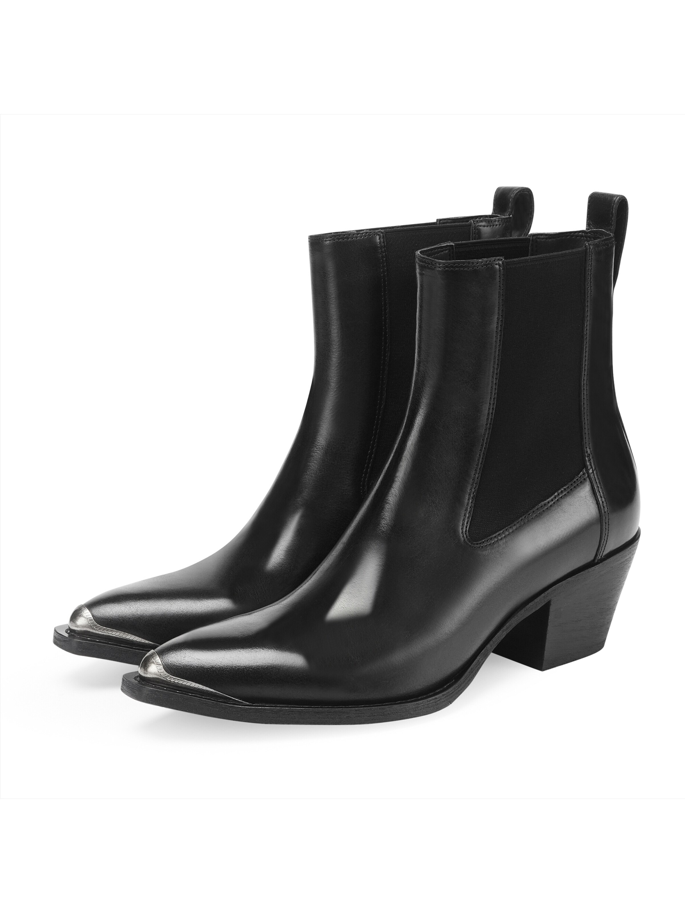 Potamy Cowboy Boots in Black