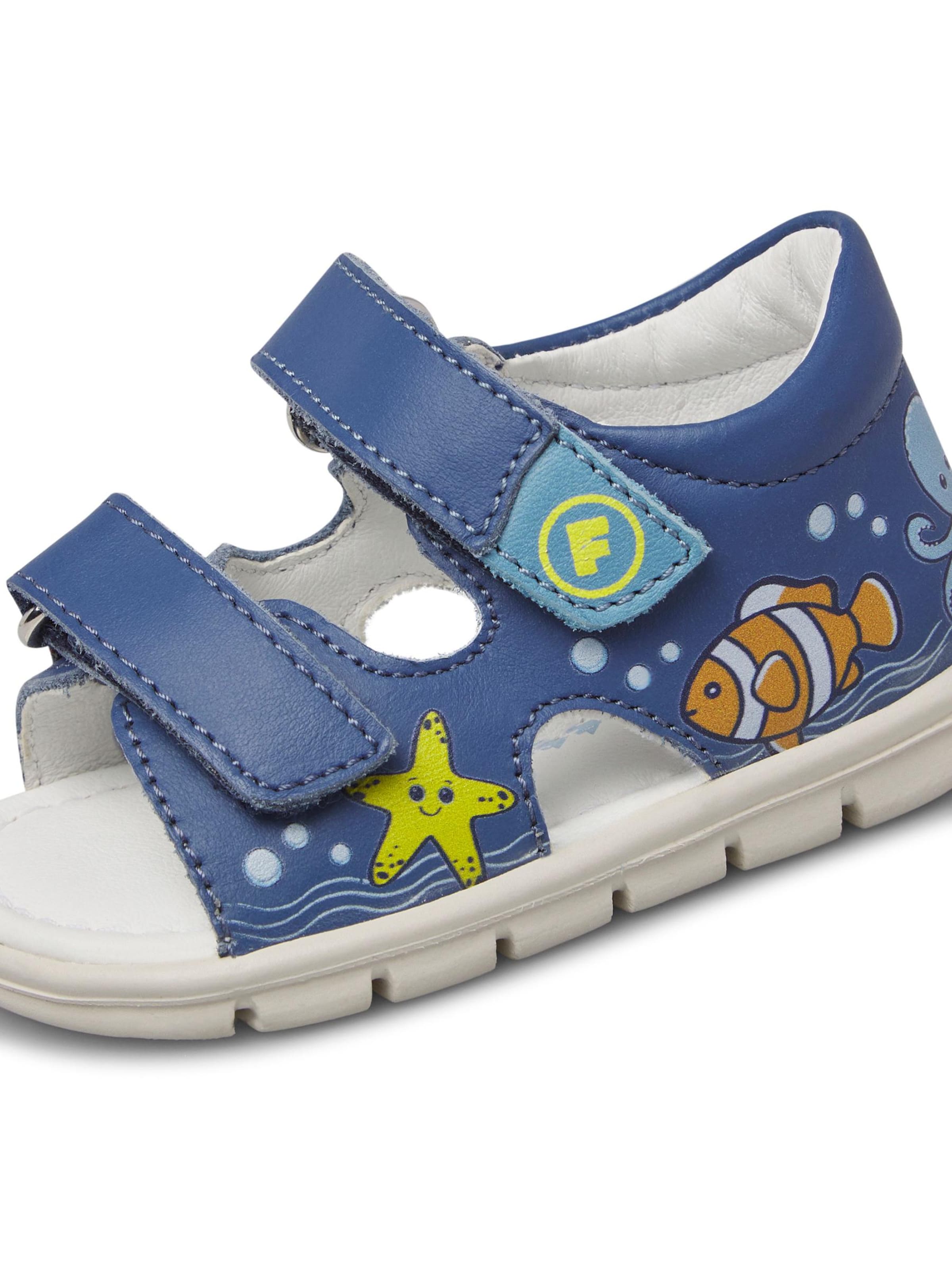 Falcotto Offene Schuhe 'PLINFO' in Blau: Vorderseite