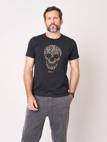 T-Shirt Deeluxe en noir : devant