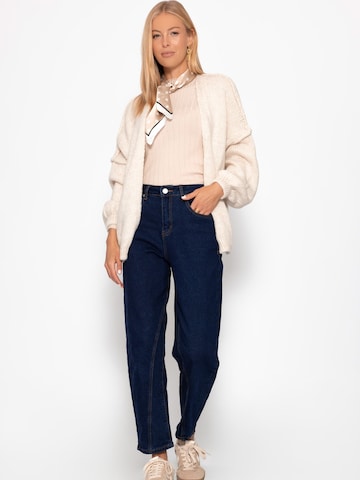 SASSYCLASSY Oversized Cardigan in Beige