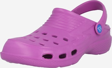 Chaussures ouvertes BECK en violet : devant