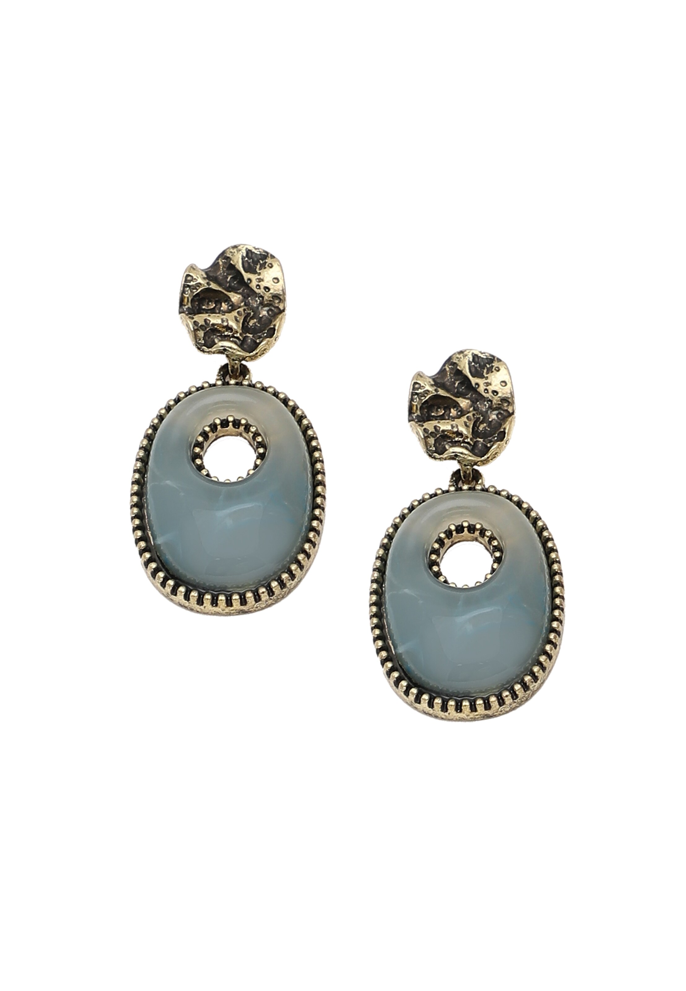 SOHI Náušnice 'Lena' – modrá: přední strana